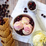 MARSHFIELD FARM Blackcurrant & Clotted Cream Ice Cream Tubs   